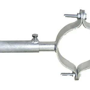 Hücobi Rohrschelle Länge 210 – 330 mm, verzinkt, mit Teleskopfunktion Markenware