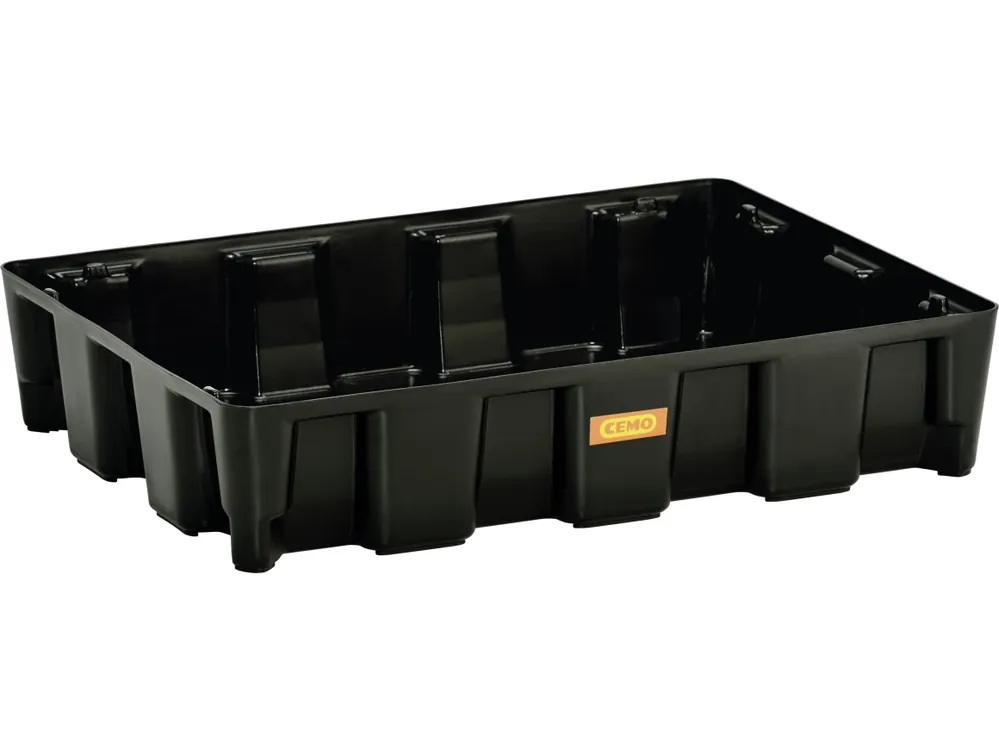 Cemo Auffangwanne "HD" aus HDPE (High Density Polyethylen) schwarz ohne Rost Wochenendangebot