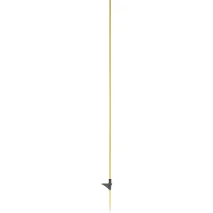 Mega-Angebot Patura Zaunpfahl Fiberglas gelb, rund, mit eingeklebter Trittstufe, angespitzt 10 St.