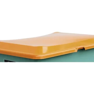 Geprüft Cemo Deckel für Transportbehälter unterfahrbar, orange
