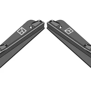Bestseller Industriehof® Streuflügel links/rechts, 374 mm x 8 mm für Streuwerk Stalldungstreuer Strautmann