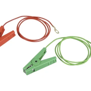 Preiswert Patura Zaunanschlusskabel für Verbindung Weidezaungerät/Zaun + Erdungsstab, 8 mm-Öse und Krokodilklemme