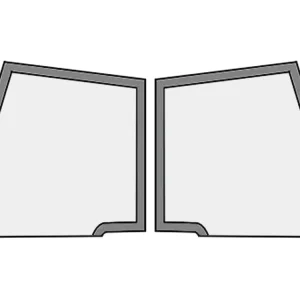 Türscheibe, grün, oben links/rechts, Siebdruck, für Case IH JX, Ford New Holland TDD Meistverkauft