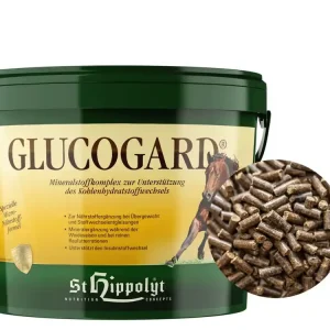 St. Hippolyt Glucogard mit Wirkstoffen für stoffwechselsensible Pferde Neuheit