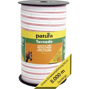Patura Breitband "Tornado" weiß; orange 20 mm Aktuell
