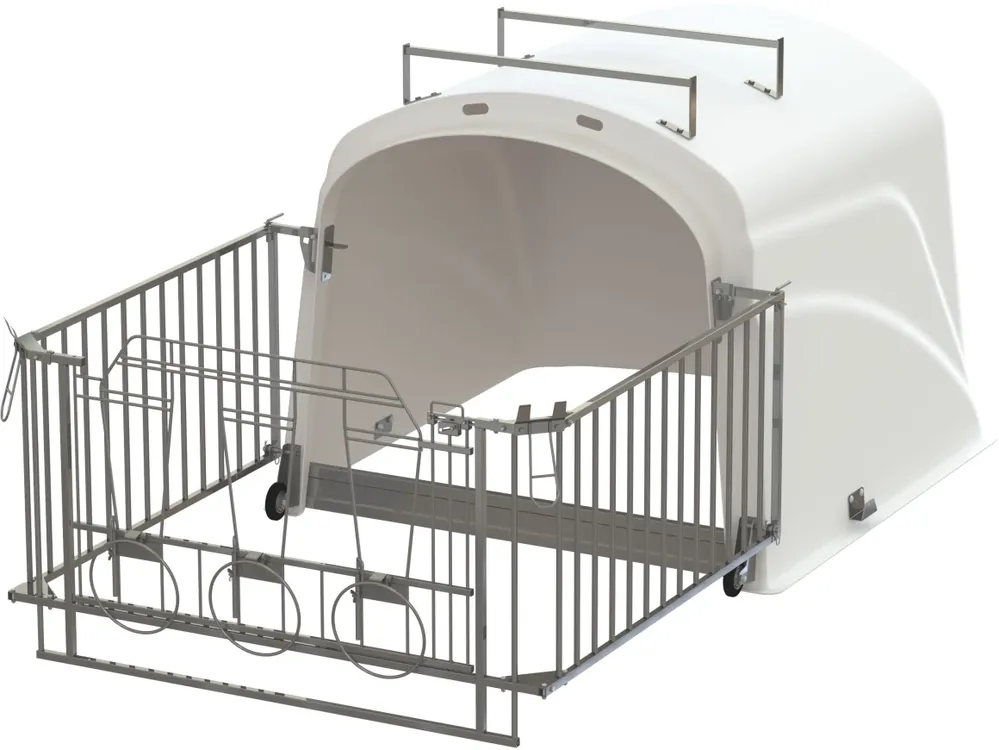 KERBL Kälberiglu "Premium Duo" für 3 Kälber bis 150 kg Aktuell