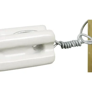 Knallerangebot Patura Zugisolator Porzellan, für Draht, HippoWire und Seile als Anfangs-/Endisolator