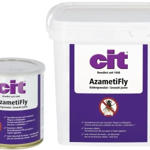 Neuheit cit® Insektengranulat "AzametiFly" für die Bekämpfung von Pyrethroid-resistenten Fliegen