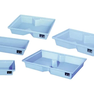 Solange Der Vorrat Reicht BAUER® SÜDLOHN Auffangwanne "KWP-P" ohne Lochrost, für Kleingebinde, PE (Polyethylen), blau