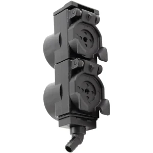 Faster® Ölauffangmuffe doppelt mit Schlauchstutzen 9 mm Sale
