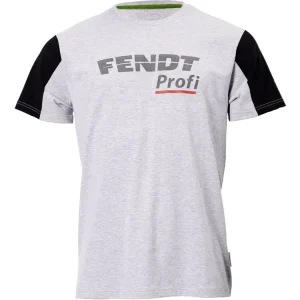 Fendt T-Shirt Herren "Profi" grau-meliert; schwarz Begrenztes Angebot