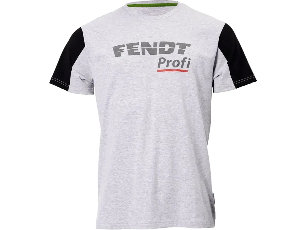 Fendt T-Shirt Herren "Profi" grau-meliert; schwarz Begrenztes Angebot