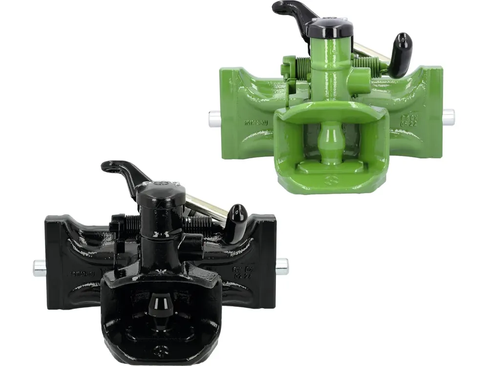 Top-Seller HANS SAUERMANN Zugmaul "HS1700-1KUD-38" automatisch mit Adapterplatte, 330/25/32 mm, Ø Bolzen 38 mm