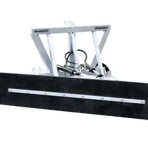 Sonderangebot Düvelsdorf Gummischieber 2,60 m, Euro-Aufnahme/3-Punkt/Gabelzinken, hydraulisch schwenkbar