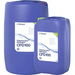 DeLaval Melkmaschinenreiniger "CFD100" alkalisch, flüssig, chlorhaltig Markenprodukt