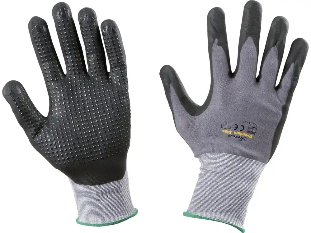 Keron Handschuhe "Comfort Plus" Nylon-Feinstrick, nitrilbeschichtet; Nitrilnoppen Neu