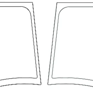 Seitenscheibe links/rechts, grün, Siebdruck, für Traktor Case IH JXC; New Holland TNDA, TNSA, TN; Steyr Kompakt Preisreduziert