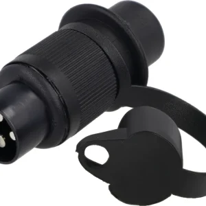 Zertifiziert Herth + Buss Stecker 6 – 24 V, 3-polig, Flachsteckanschluss 6,3 mm,