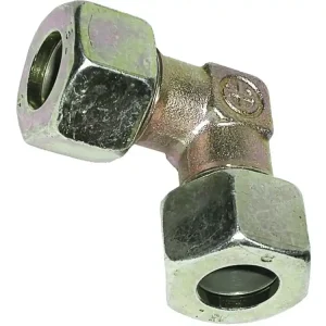 Schnäppchen Winkelverschraubung "W-S" schwer, RA , Außengewinde metrisch, 90 °