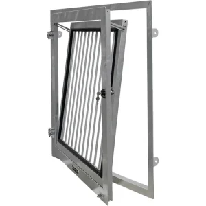 Finale Aktion Growi® Stallfenster 1.000 x 1.000 mm, mit Innengitter und Dreh-Kippfunktion