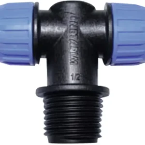 Sale NETAFIM™ T-Verbinder Rohranschluss x Außengewinde zöllig Flare, für dünnwandiges Tropfrohr