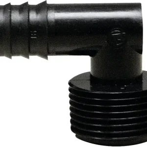 NETAFIM™ Winkelverbinder 90 ° Schlauchstutzen x Außengewinde zöllig, für dickwandiges Tropfrohr, PE-Rohr Expressversand