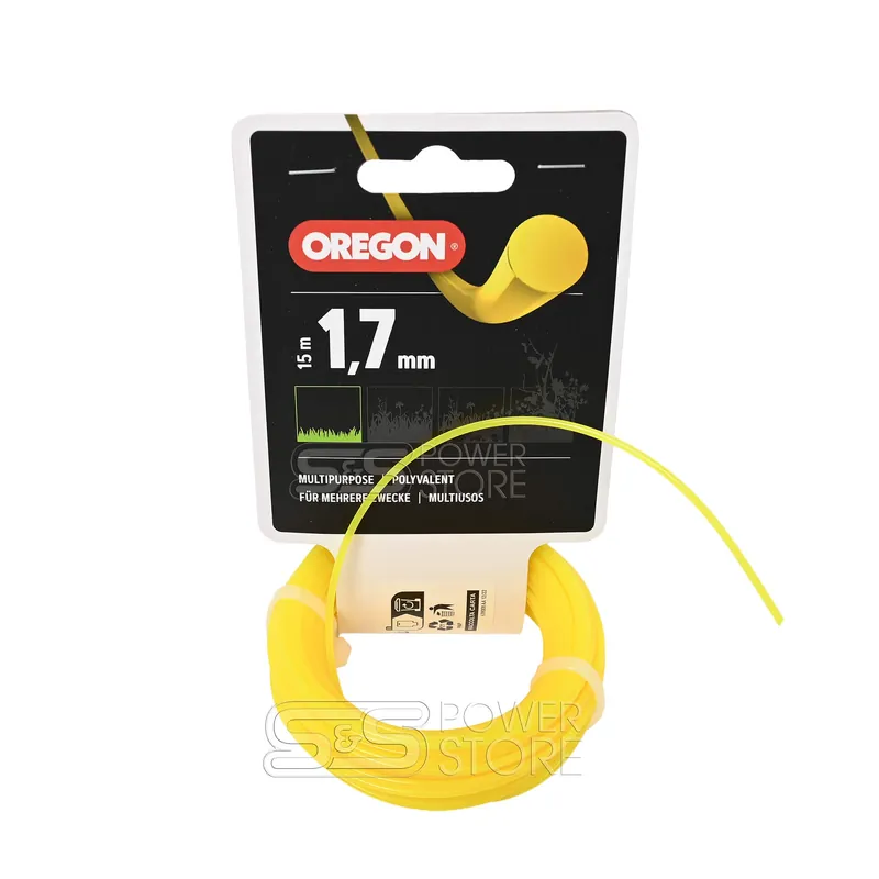 Saisonangebot Oregon Gelber Freischneidefaden Yellow Roundline 1,7 mm Durchmesser 15 m Länge Trimmerfaden
