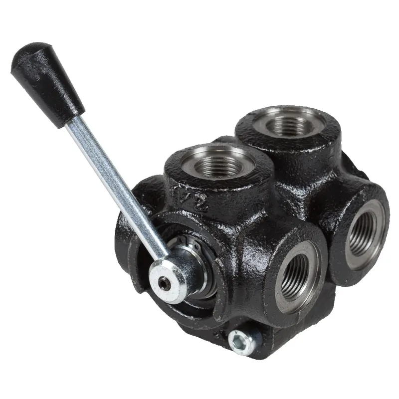 6/2-Wegeventil mechanisch umschaltbar, Mittelstellung offen, für Rohrleitungseinbau 60+60 Super-Preis