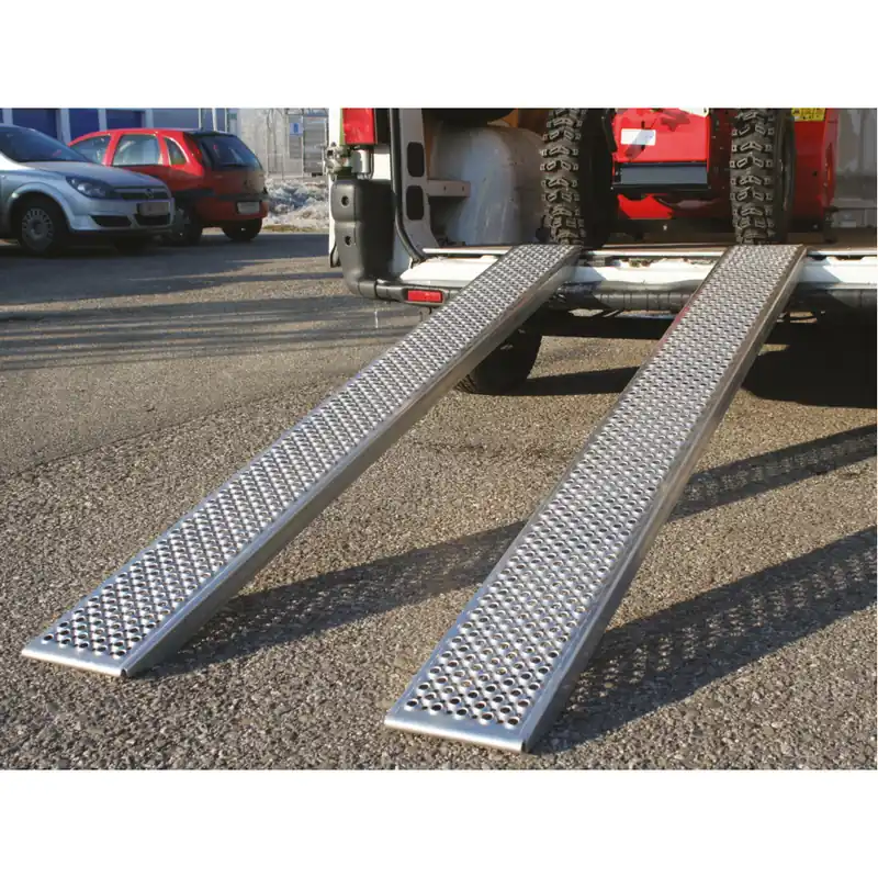 Nur Heute Auffahrrampe Aluminium 1500 x 200 x 35