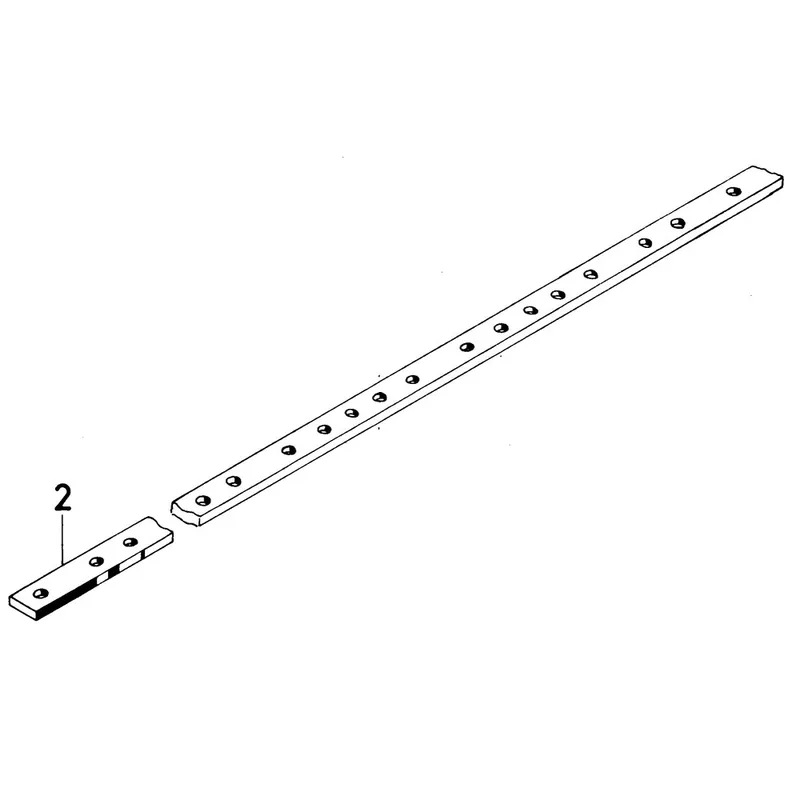 Schröckenfux Messerrücken 160 cm, mit Ovalloch Schneller Versand
