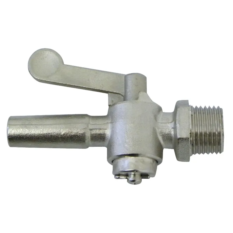 Vakuumhahn aus Messing, vernickelt R 1/2 Zoll Abverkauf