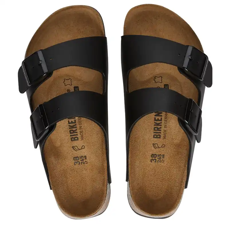 Saisonangebot BIRKENSTOCK Hausschuh Kork Arizona schwarz für schlanke & schmale Füße 36