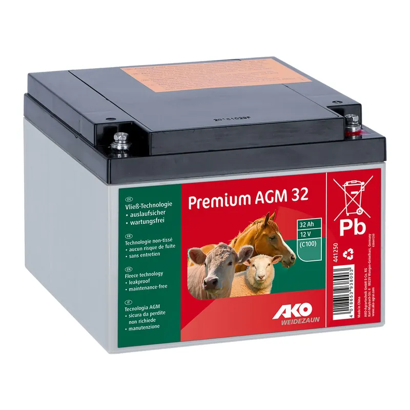 AKO AGM-Vließ-Batterie 12 V, 32 Ah Preiswert