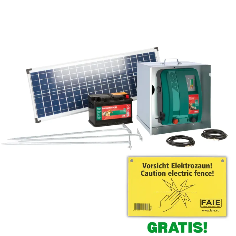 AKO Weidezaungeräte-Solarset Mobil Power AN 6000 Sonderangebot