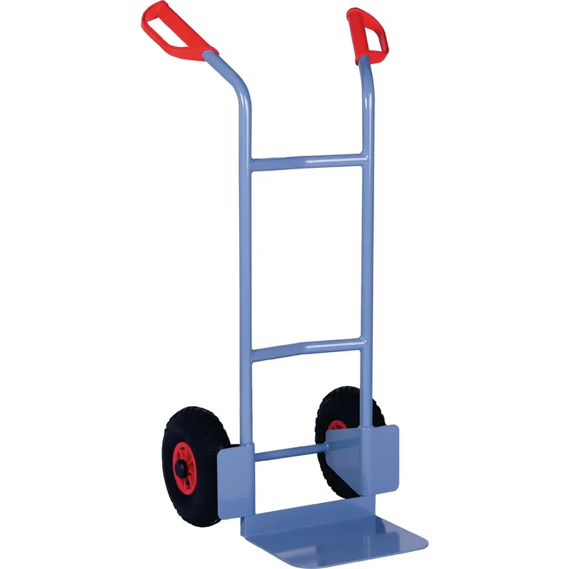 Jetzt Kaufen Tecwerk Stapelkarre Höhe 1150 mm Schaufel-L250xB320mm Luft-Bereifung Tragfähigkeit 200 kg