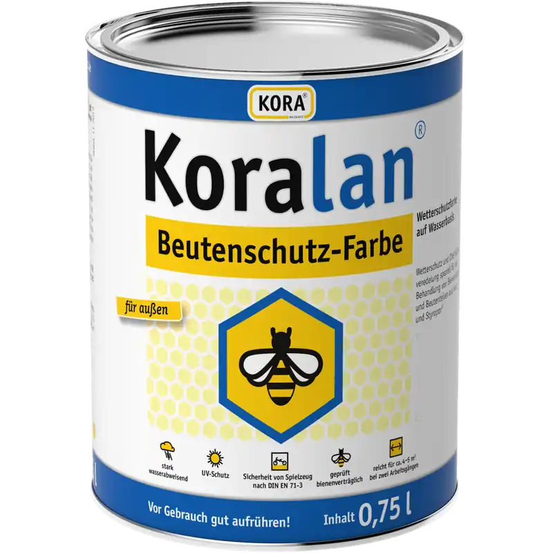 Neue Kollektion Koralan Beutenschutz-Farbe 750ml blau