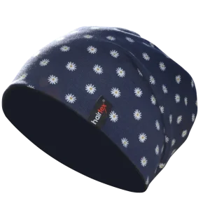 hairtex Stall-Beanie Blümchen Blau ONESIZE Sale