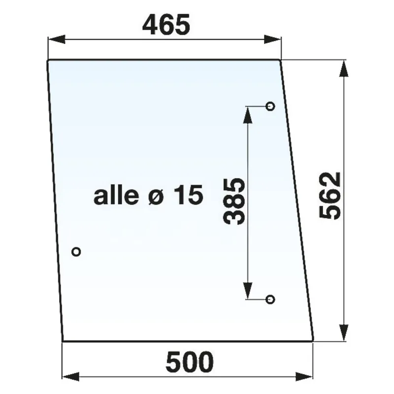 Seitenscheibe Abverkauf