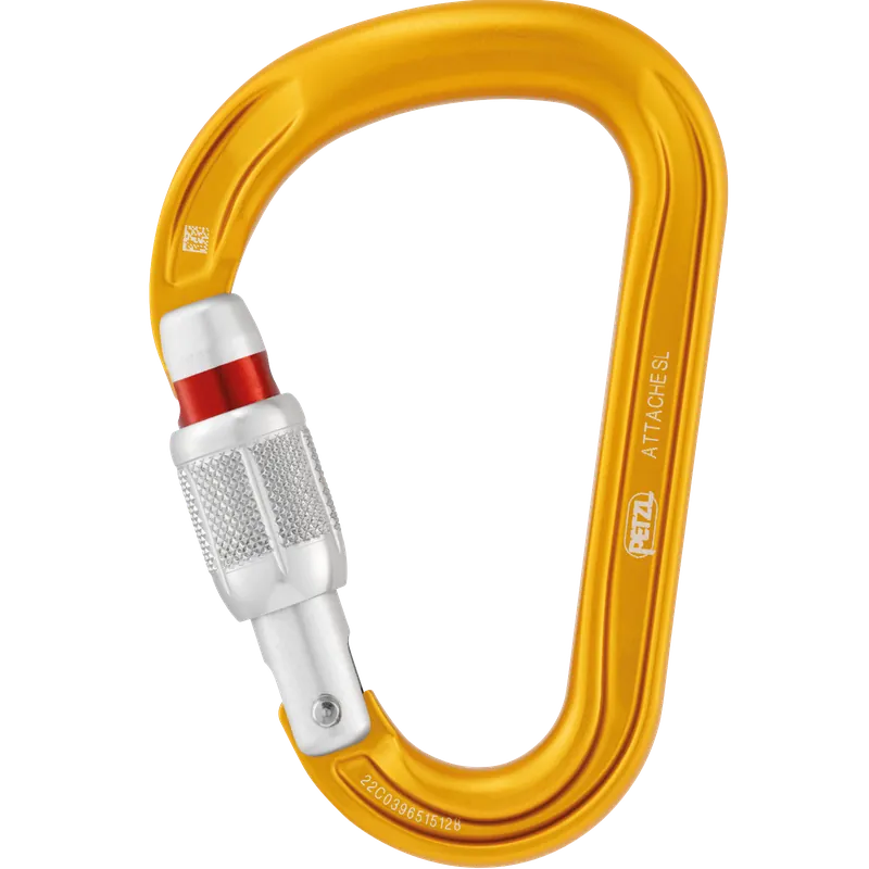 Petzl Karabiner birnenförmig, orange Markenware