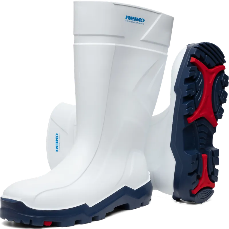 Neue Ware ReiKo Stiefel PU weiß S4 36