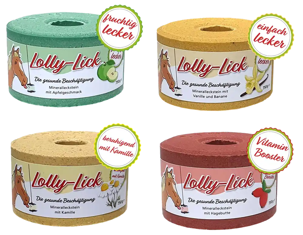 Preisreduziert LollyLick für Pferde 750 g Apfel