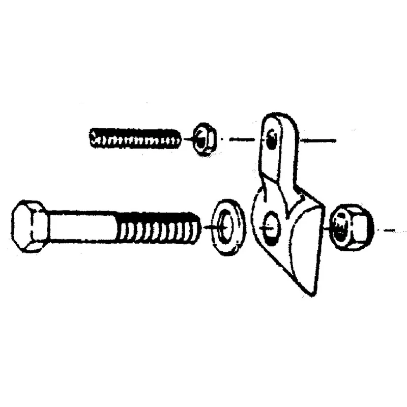 Angebot Zinkenhalter M12x50 mit Einstellschraube