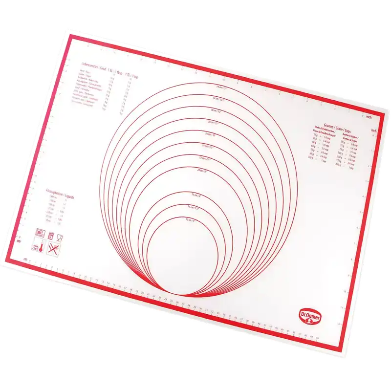 Bestpreis Dr.Oetker Backmatte aus Silikon 60 x 40 cm