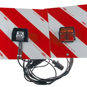 Warntafelsatz 423x423mm mit Positionsleuchte Echt