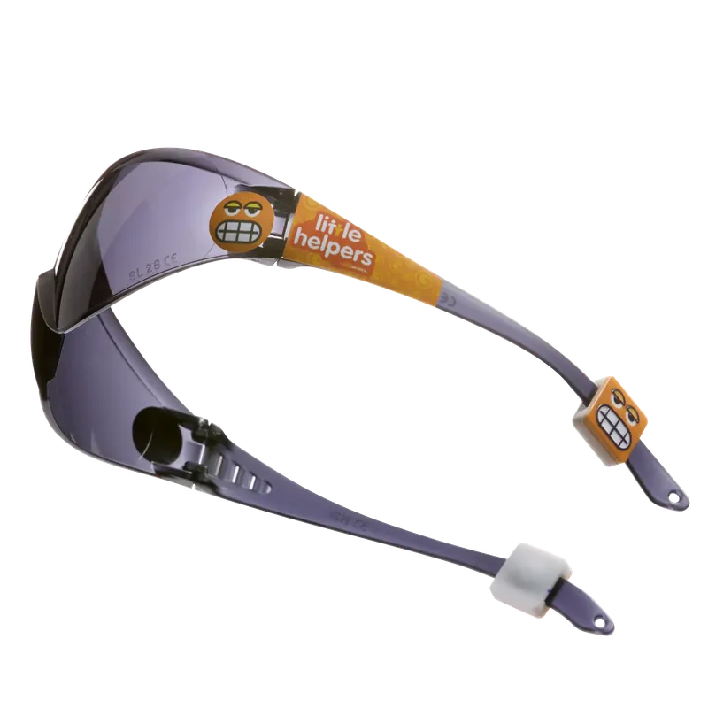Schutzbrille Kinder getönt Emoji orange Schnäppchen