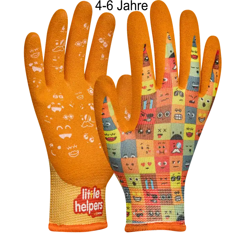 Echt Handschuhe Kinder orange 3-4 Jahre
