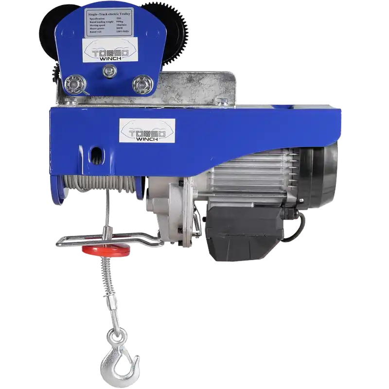 Elektro-Seilwinde 445/990 Kg mit Fahrwerk und Funk Preisknaller