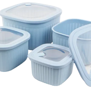 Frischhaltedosen-Set 4-tlg. quadratisch, blau Sonderangebot
