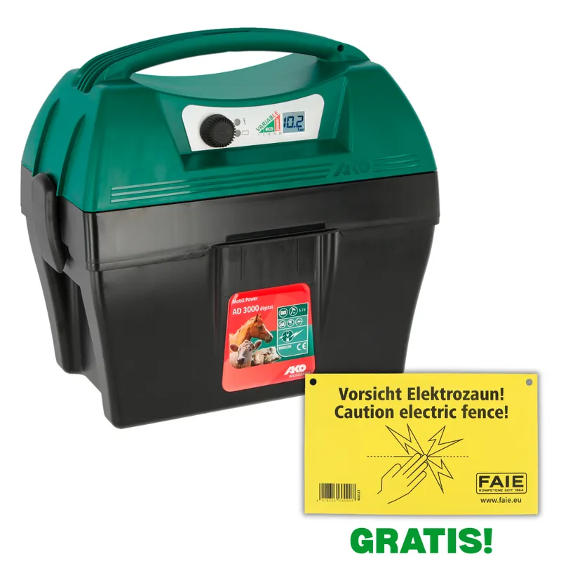 Aktuell AKO Weidezaungerät Mobil Power AD 3000 digital - 12 V