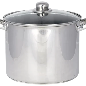 Universaltopf Edelstahl 9 L mit Glasdeckel Schnäppchen